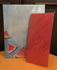 New "Dancing Watermelons" 50 Stationery Sheets & 50 Gartner Red #10 Envelopes
