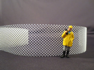 O SCALE CHAIN LINK FENCE / FENCING / LIONEL LAYOUT / DIORAMA  / PART / STRUCTURE