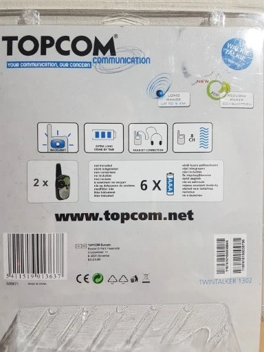 Topcom Twintalker 1302 Walkie-Talkie Set mit Private Mobile Radio - Bild 2 von 2