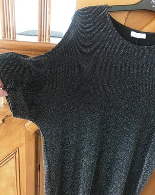 Papaya Matalan - Black Sparkly Glitter Dress/Tunic - Size 18 - BNNT
