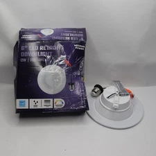 Medinah Power LED Dimmable Retrofit Downlight w/ E26 Base Adaptor 75W Eqv 6" 