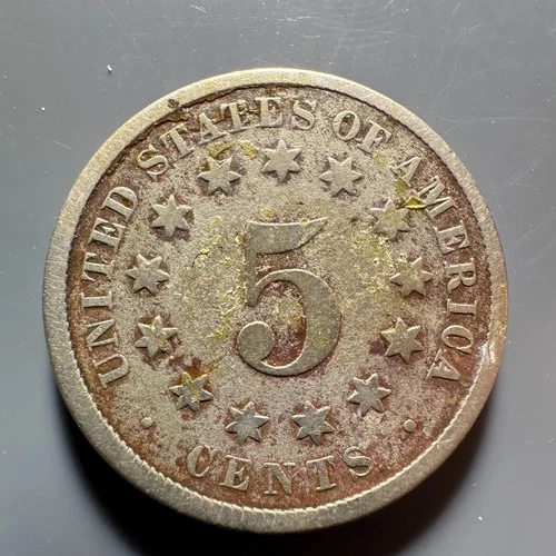 1875 Shield Nickel — photo from another recent sale