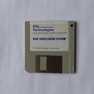 Vintage 1992 Kitz Technologies Disk Duplication System 3.5'' Floppy Disk
