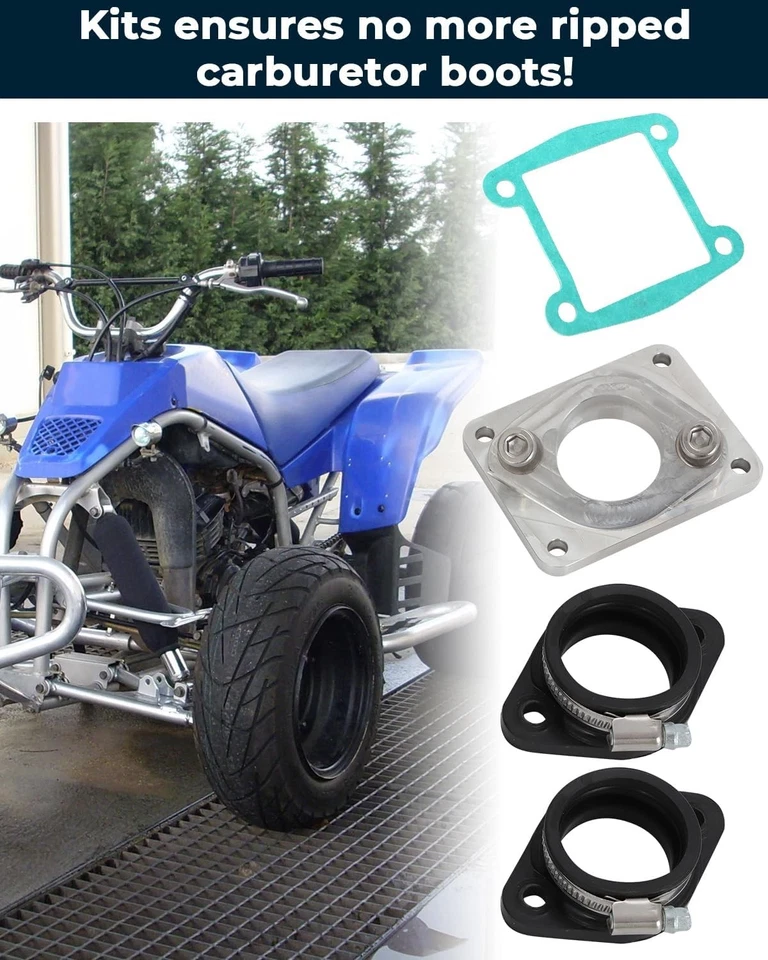 35-38mm Carb Intake Manifold Kit For Yamaha Blaster 200 YFS200 Pro Flow Control - Image 2 of 4