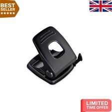 Effortless 2 Hole Punch with Precision Guide - 20 Sheets, Compact Design