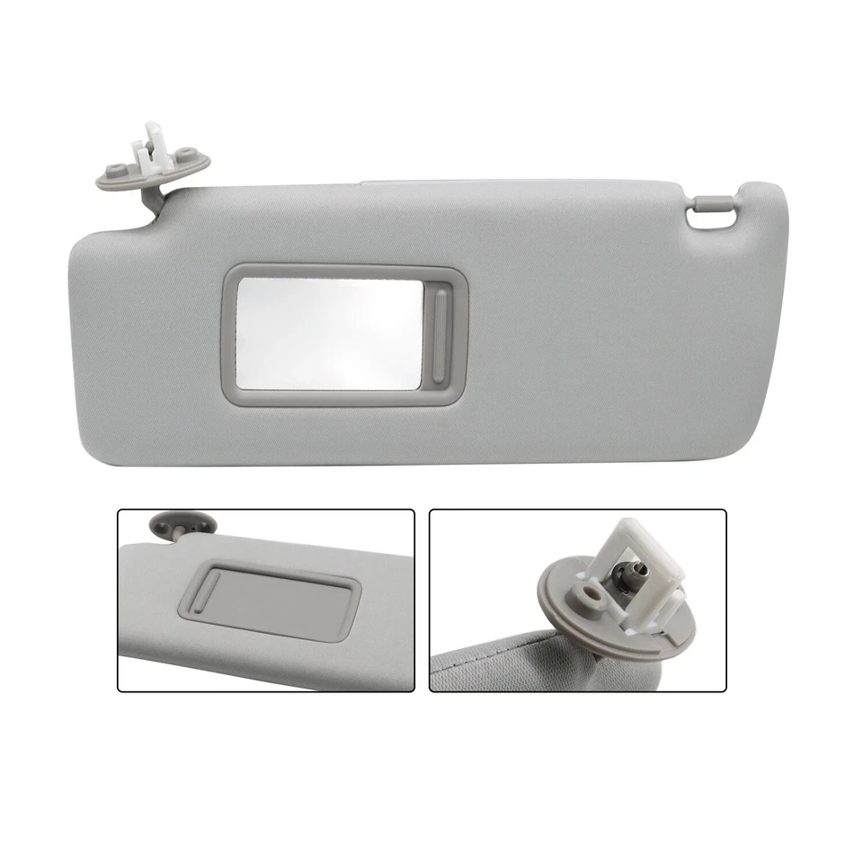 Gray Left Driver Side Sun Visor 74320-35A91-B1 New For 2010-2023 Toyota 4runner - Imagem 2 de 4