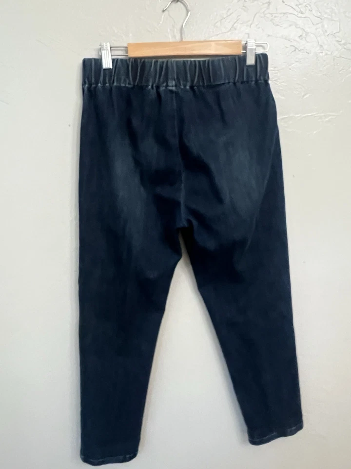 Leggings jeans Soft Surroundings Metro comprimento total tamanho médio pequeno MP - Imagem 4 de 4