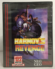 Karnov's Revenge NEO GEO AES Complete CIB US Version NEOGEO - TESTED & WORKING