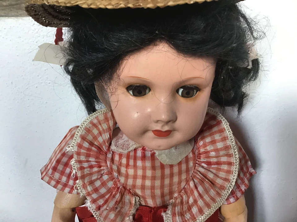 Bambola in compo della Unis, France, 301-149. Anni 50-60. Alta 51 cm. Snodabile. - Immagine 3 di 4