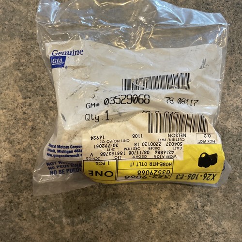 GM 03529068 Heater Hose OEM NOS - Picture 7 of 7