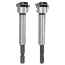 2pcs Forstner Drill Bit 20mm (25/32") Dia 1/4" Shank Multi-Tooth Wood Drill Bits