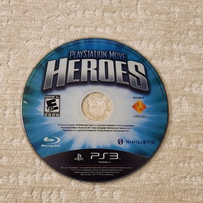 PlayStation Move Heroes Sony PlayStation 3 2011 Disc Only Tested
