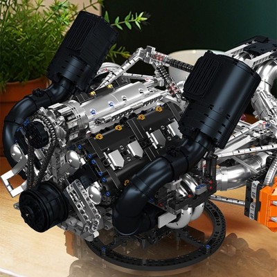 Abverkaufspreis Mould King 10248   JZK V8 Hyper Engine 3192 Teile