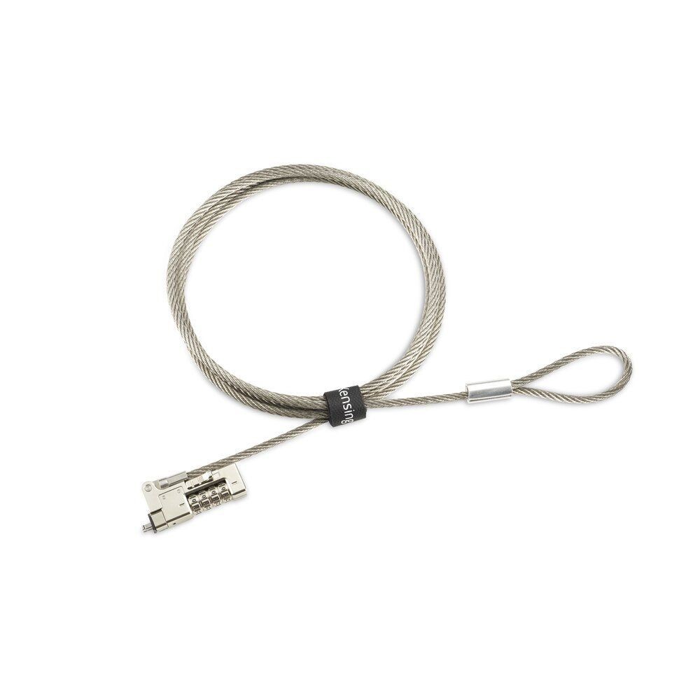 K65090WW Kensington Slim NanoSaver 2.0 EQ cavo di sicurezza Argento 1,8 m