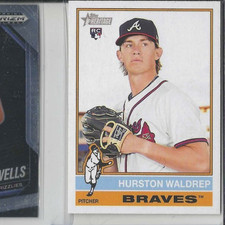 2025 Topps Heritage Hurston Waldrep Rookie Atlanta Braves