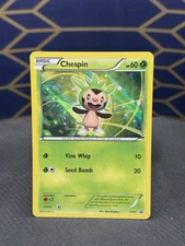 Chespin XY01 Black Star Promo Pokemon TCG