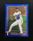 2025 Topps Update Series Blue Foil Gerson Garabito RC Rookie 132/150 Rangers HD