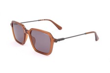 Police SPLL10 MARRONE TRASPARENTE LUCIDO 52/20/145 Men's Sunglasses