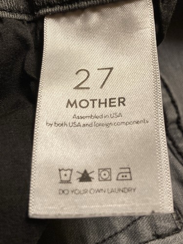 MOTHER High Waisted Looker in Bad Cat Jeans Schwarz Grau Größe 27 USA Exc.! - Bild 13 von 15