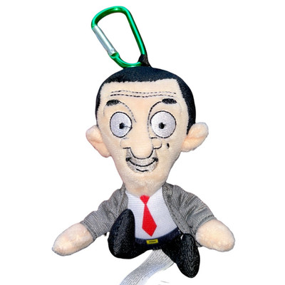 Mr. Bean Plüschfigur mit Karabiner/Clip 12 cm