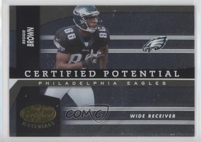 2006 Leaf Certified Materials Potential 329/800 Reggie Brown #CP-15 0l2