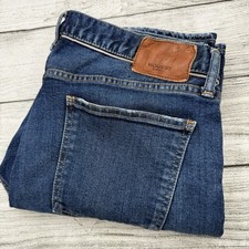 Moussy Vintage Douglass Skinny Jeans Womens 31 34x28 Blue Mid Rise Japenese