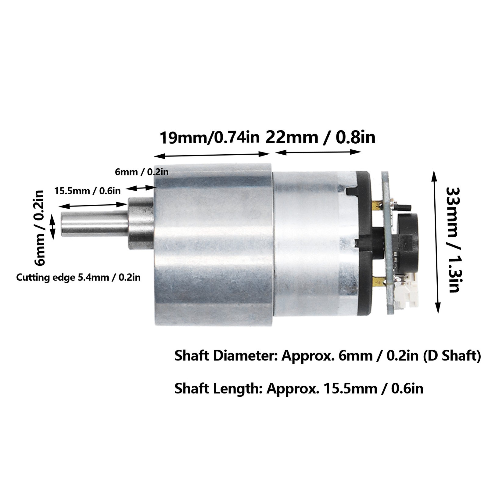 Encoder Motor Set CW CCW Shaft DC Gear Motors With Bracket Wheel For Balance Car