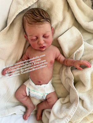 Full body silicone chubby 8lb newborn Drew