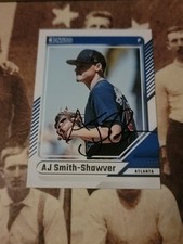 Aj Smith Shawver Signed Autographed Baseball Card All Star HOF 
