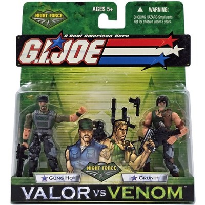 GUNG HO GRUNT FIGURE G.I. JOE 2004 VALOR VS VENOM NIGHT FORCE HASBRO GI COBRA