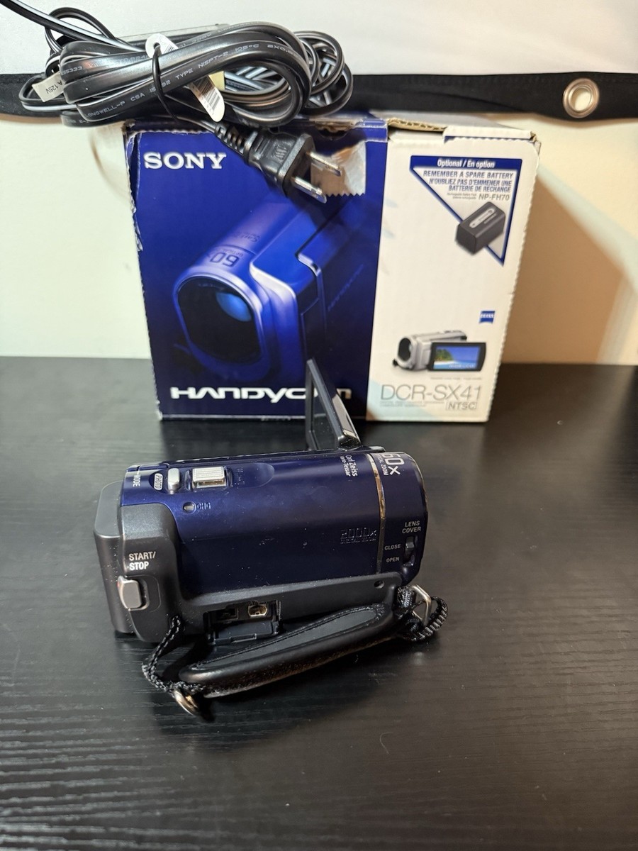 Sony DCR-SX41/L 8 GB Camcorder - Blue for sale online | eBay