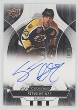 2024-25 Upper Deck Engrained Icons Ebony 18/49 Steve Heinze #CA-HZ Auto 4p5