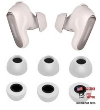 Foam Eartips Compatible with Bose QuietComfort Ultra Earbuds 2nd Gen, 3 Gray