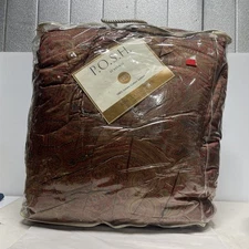 REVMAN Bergamo Red Wine King Comforter Vintage 320 Luxury Sateen