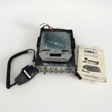 Vintage Cobra 138 Solid-State 23-Channel CB Radio with Microphone - Black