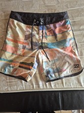 ​Billabong Boardshorts Gr.31 Herren Badehose Surfershorts PhotoPrint VintageLook