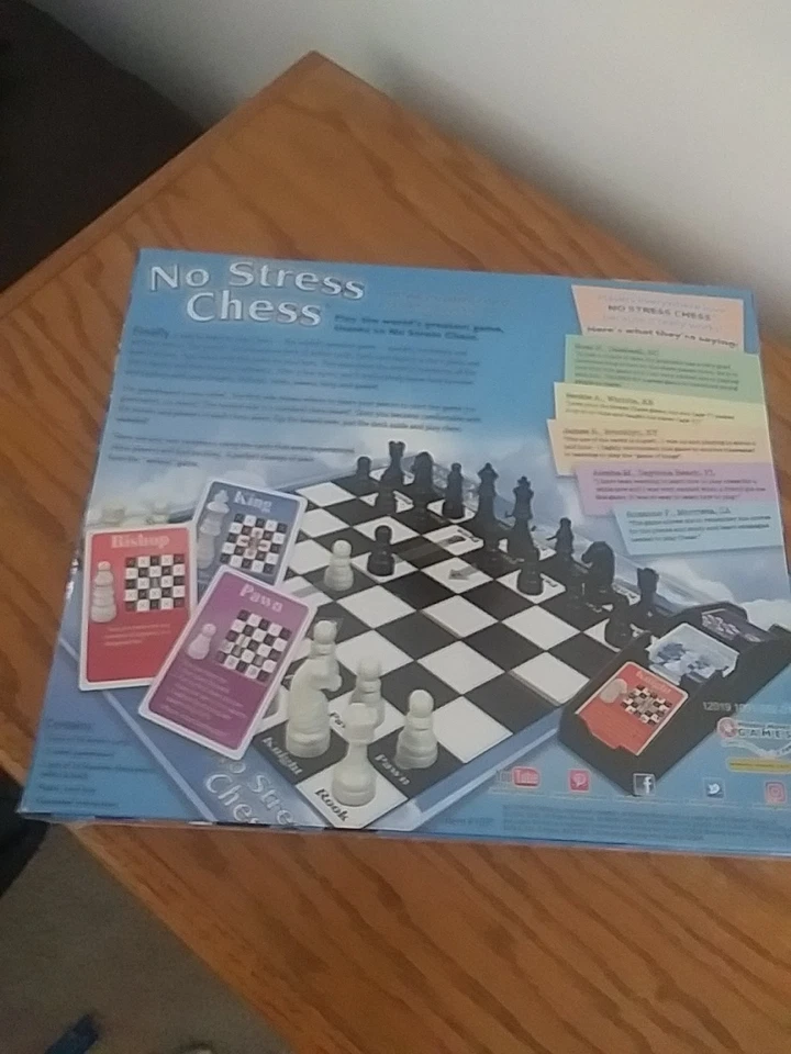Winning Moves Games No Stress Chess Set New In Box Family Game Board Game NIB - Image 3 of 3