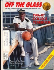 November 1986 off the glass Dave Robinson Navy 1st issue em bka
