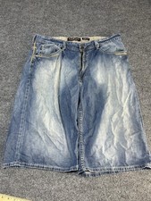 vintage ecko unltd baggy y2k Jean Shorts Jorts Wide leg Skater Grunge Size 38