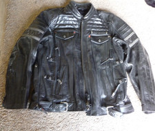 Men's Extra Large Leather Harley Jacket - Super Nice - Excellent Condition