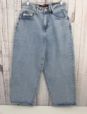Liquid Venom 90s Baggy Fit Slacker Jeans Blue Wash Men's 34x30 NWT.