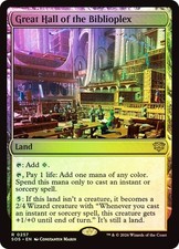 NM Foil Great Hall of the Biblioplex, MTG, Secrets of Strixhaven, Magic, 257