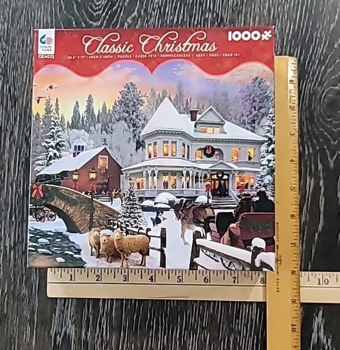 Nuovo Classico Natale - Vermont Natale Puzzle 1000 Pezzi Ceaco - Foto 7 di 8