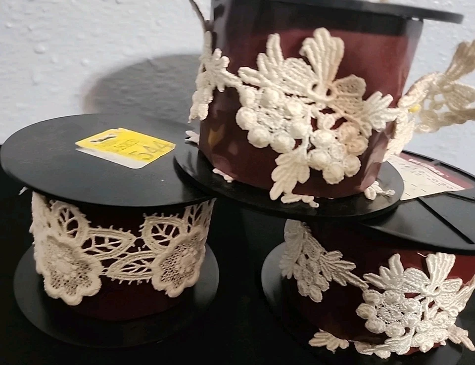 Wrights 100% Rayon Trim Lace - Image 3 of 4