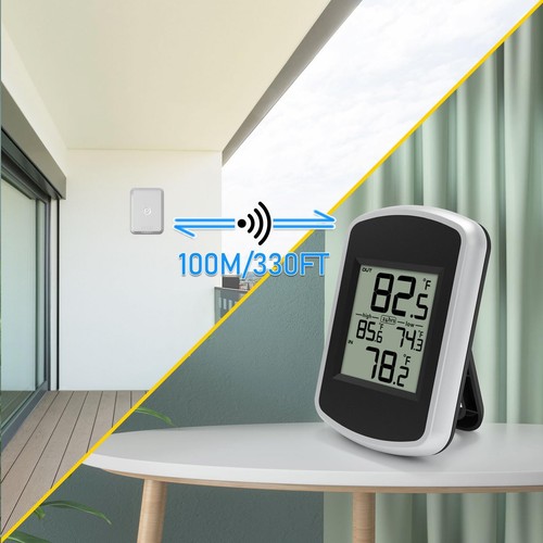 Wireless Indoor Outdoor Thermometer, Digital Inside and Outside Temperature M... - Picture 3 of 8