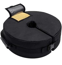 LATERN Patio Umbrella Weight Bag 46CM Round Detachable Sand Weatherproof To 25KG
