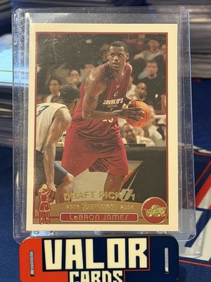 2003-04 TOPPS GOLD COLLECTION BASKETBALL LEBRON JAMES ROOKIE RC