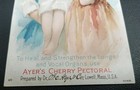 Trade Card Ayer's Cherry Pectoral Lowell Mass USA c1890 -  Signed JC Ayer — photo 9