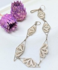 Vintage Filigran Armband 800 Silber – Armkette, Handarbeit – Design –Mid Century