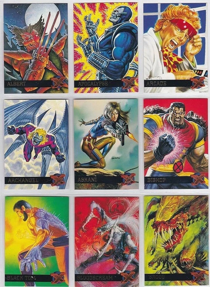 1995 Fleer Ultra X-Men Trading Cards Single Base and CHASE Cards - YOU PICK